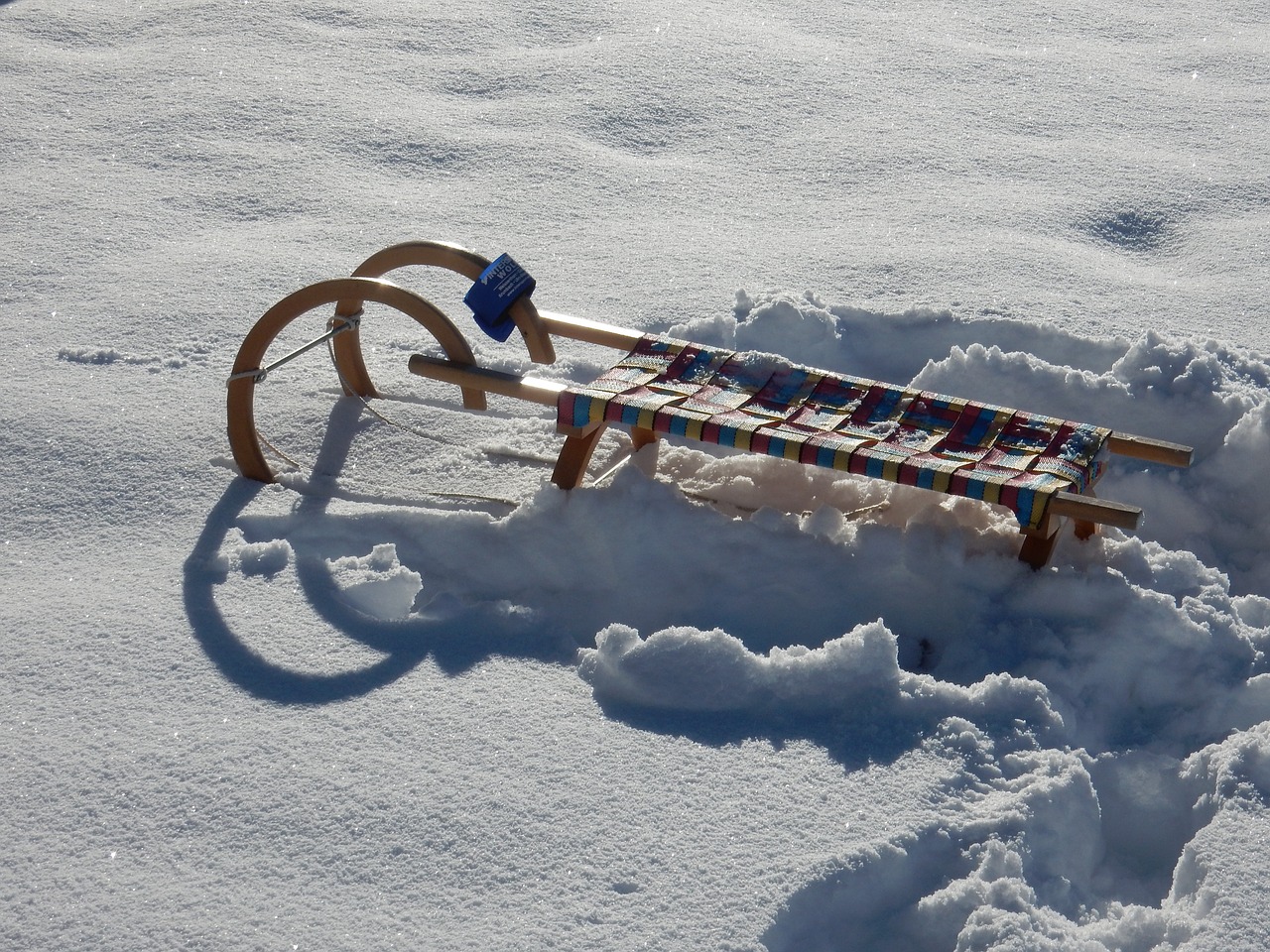 Race SkiBock Slittino Da Sci E Neve Verde – Made In Germany, Con Sci Carving, Altezza Seduta 27,5 Cm